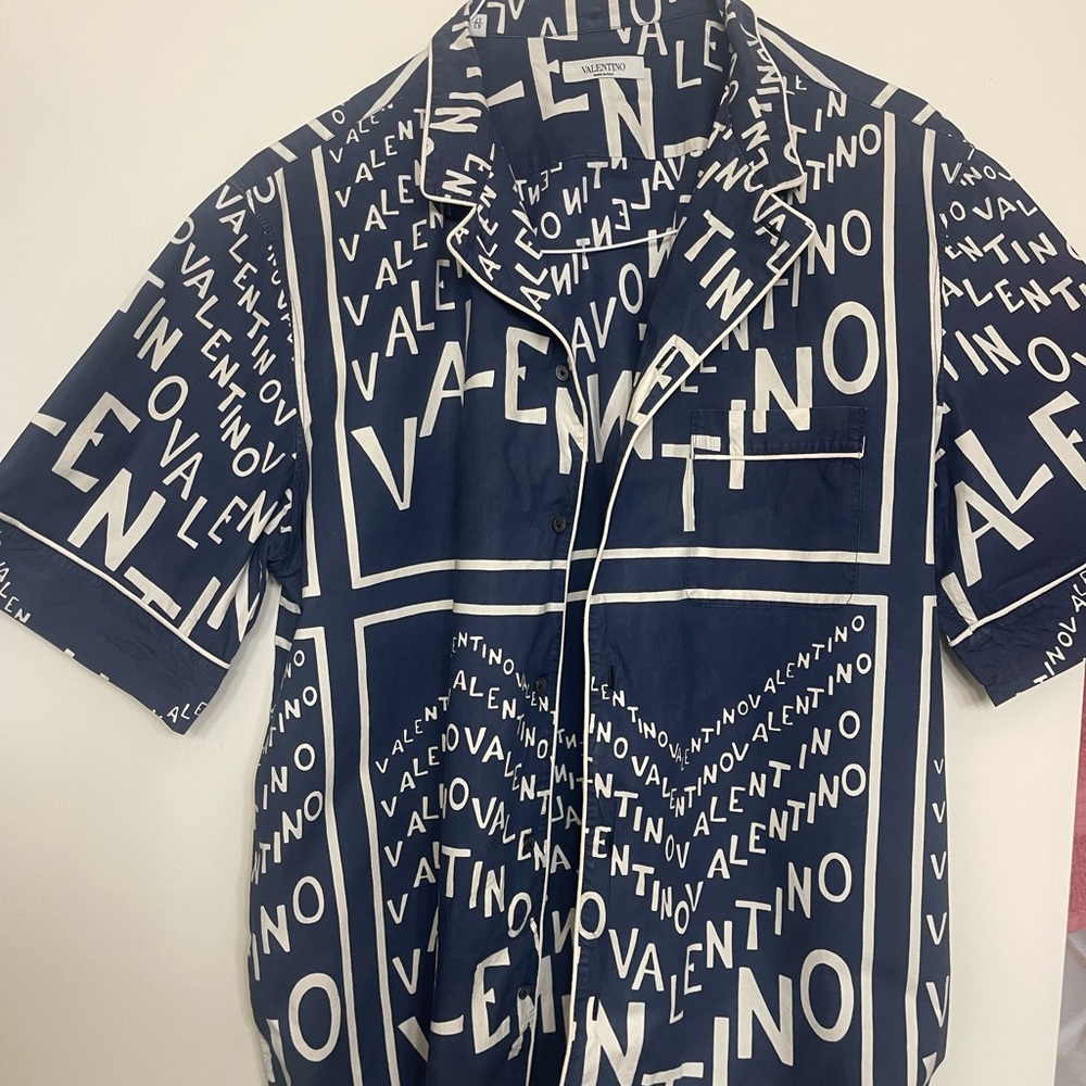 Valentino Men's Navy Shirt